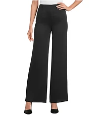 Alex Marie Natalie Satin Wide Leg Full Length Pants