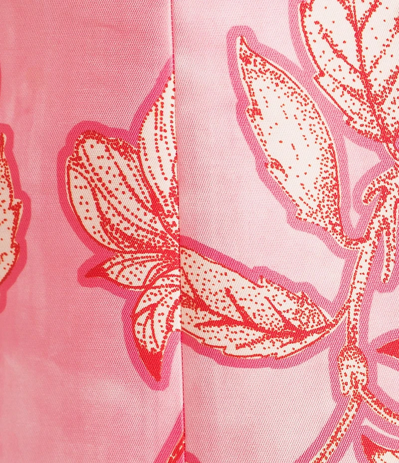 Alex Marie Petite Rosemarie Jewel Neckline Sleeveless Twill Dress