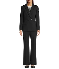 Alex Marie Rachel Coordinating Stretch Ponte Peak Lapel Blazer Jacket