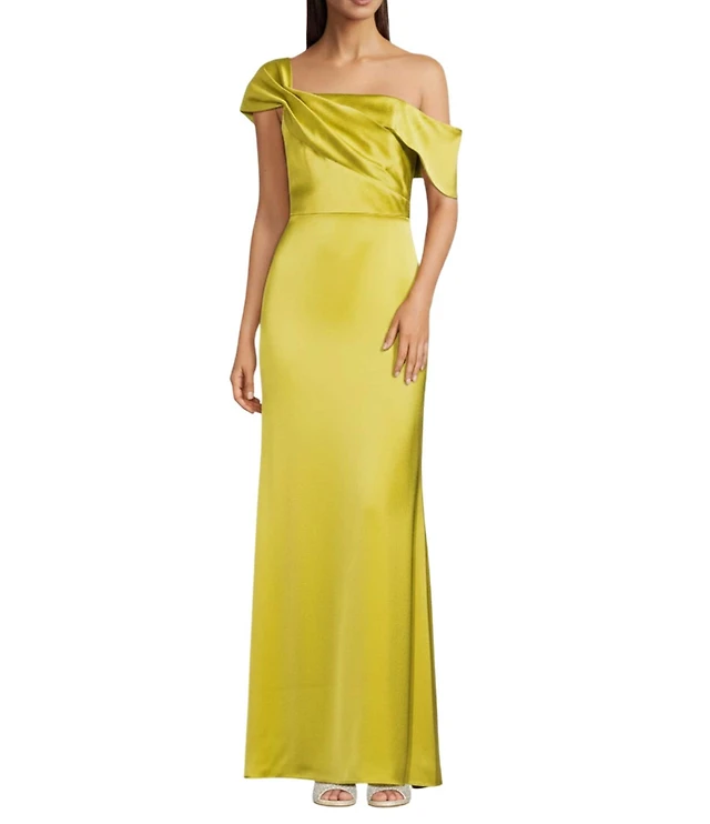 Alex Marie Jenni One Shoulder Asymmetrical Satin Gown | Liberty Center Alex Marie Jenni One Shoulder Asymmetrical Satin Gown | Liberty Center