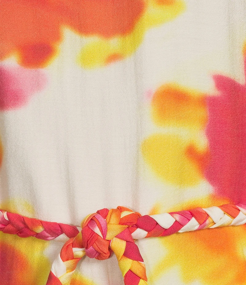 Alex Marie Riley Floral Long Sleeve A Line Dress