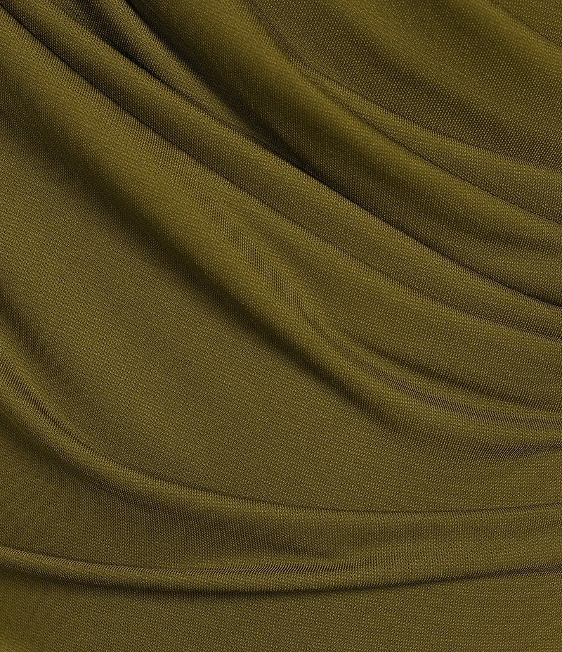 Alex Marie Riley Mock Neck Long Sleeve Jersey Dress