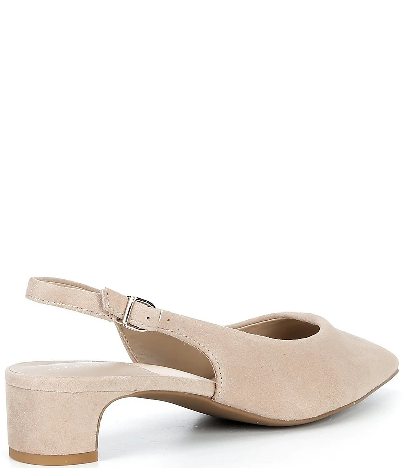 Alex Marie Rumi Suede Slingback Pumps