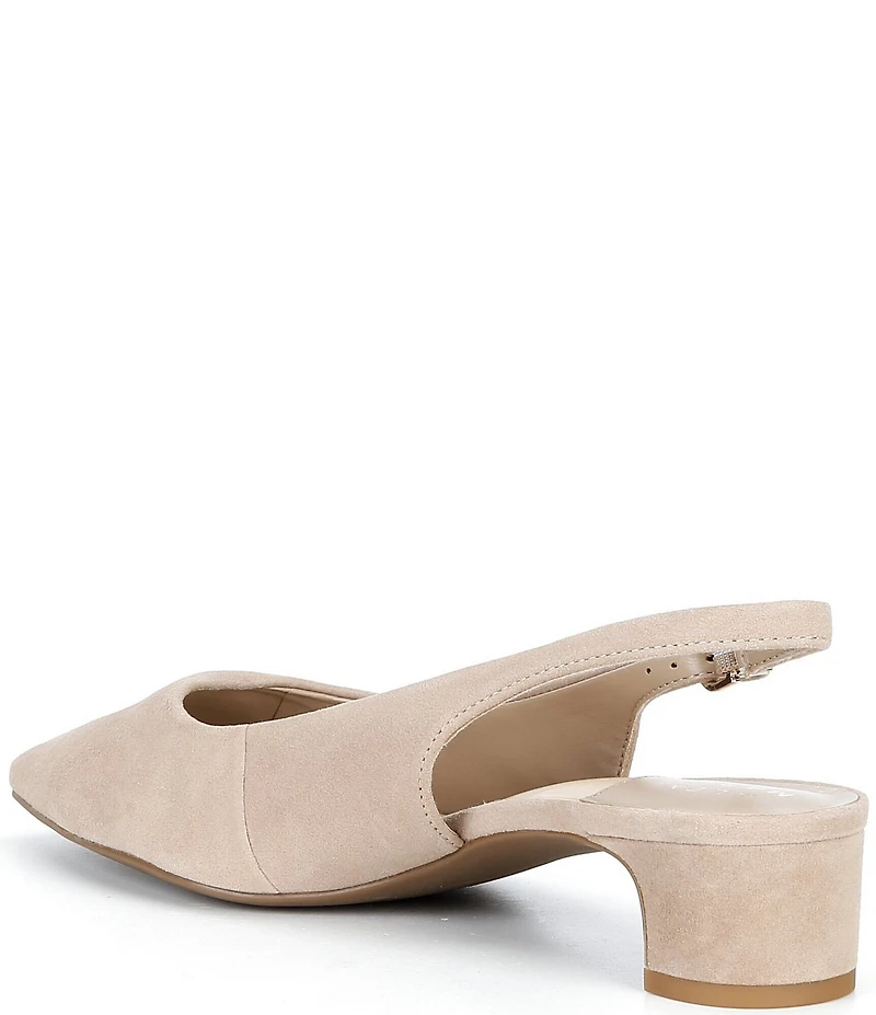 Alex Marie Rumi Suede Slingback Pumps