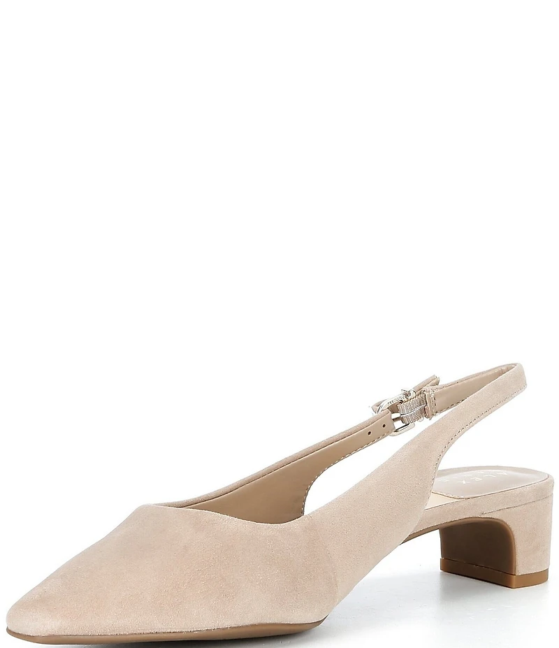 Alex Marie Rumi Suede Slingback Pumps
