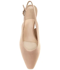 Alex Marie Rumi Suede Slingback Pumps
