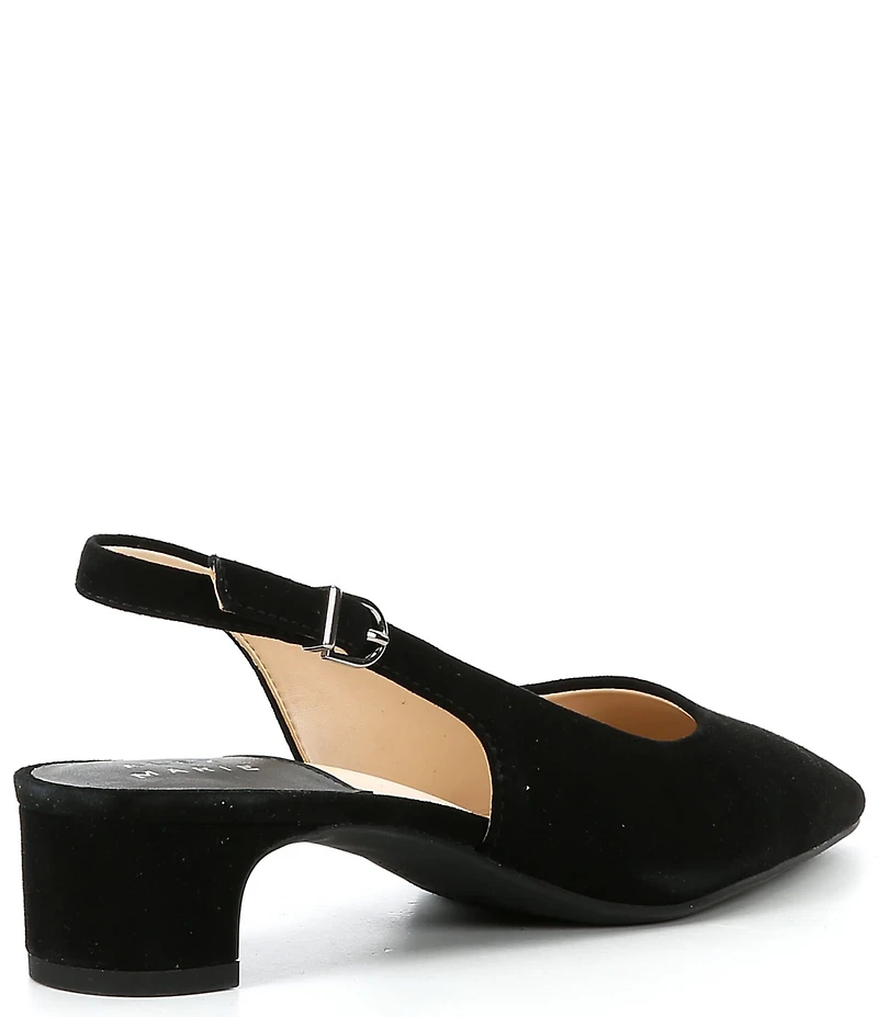 Alex Marie Rumi Suede Slingback Pumps