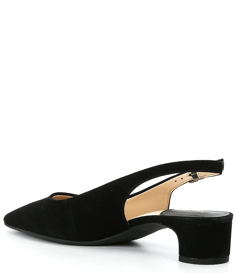 Alex Marie Rumi Suede Slingback Pumps