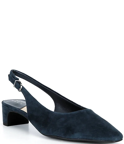 Alex Marie Rumi Suede Slingback Pumps
