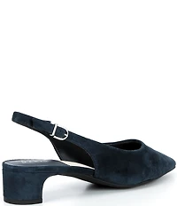 Alex Marie Rumi Suede Slingback Pumps