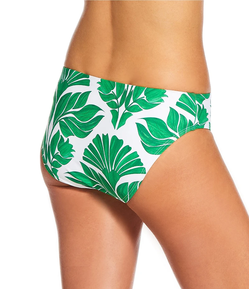 Alex Marie Signature Sculpt Nouveau Tropical Print Mid Rise Swim Bottom