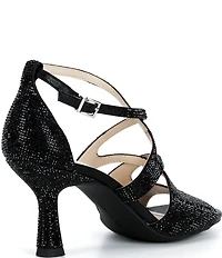 Alex Marie Skylar Rhinestone Embellished Strappy Dress Sandals