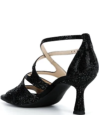 Alex Marie Skylar Rhinestone Embellished Strappy Dress Sandals