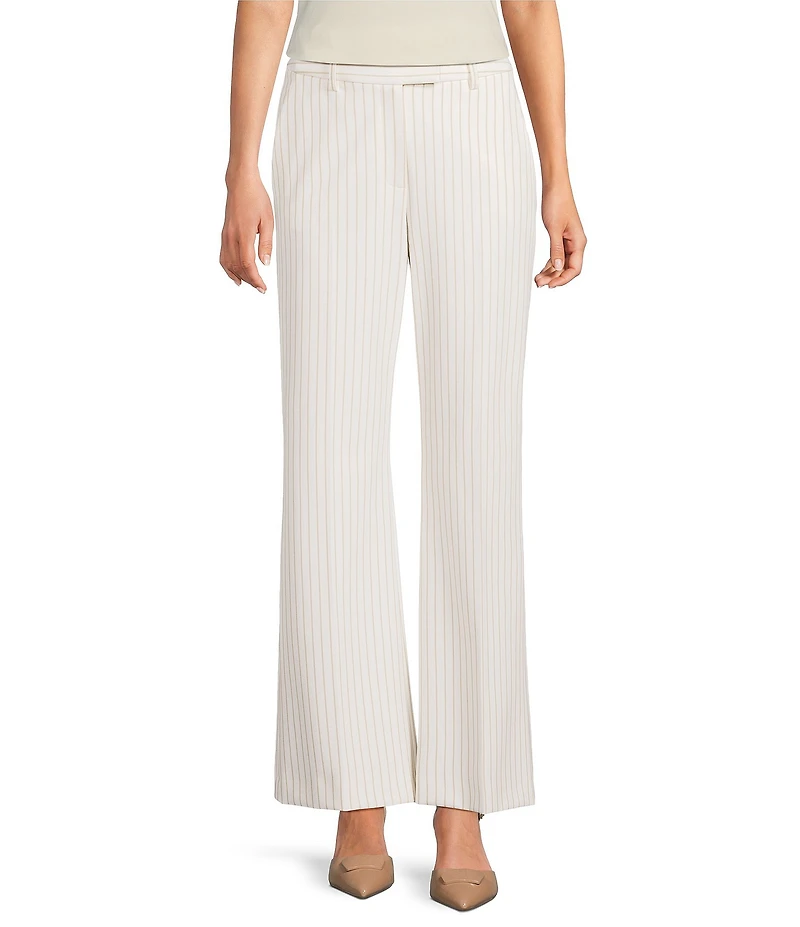Alex Marie Suzie Anywhere, Everywhere Coordinating Novelty Stripe Straight Leg Mid Rise Pants