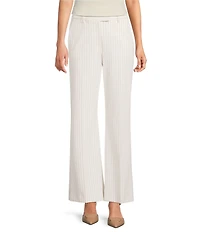 Alex Marie Suzie Anywhere, Everywhere Coordinating Novelty Stripe Straight Leg Mid Rise Pants
