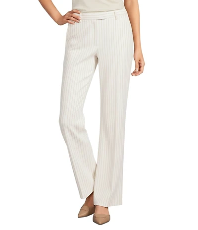 Alex Marie Suzie Anywhere, Everywhere Coordinating Novelty Stripe Straight Leg Mid Rise Pants
