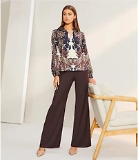 Alex Marie Suzie Anywhere, Everywhere Coordinating Straight Leg Mid Rise Pants