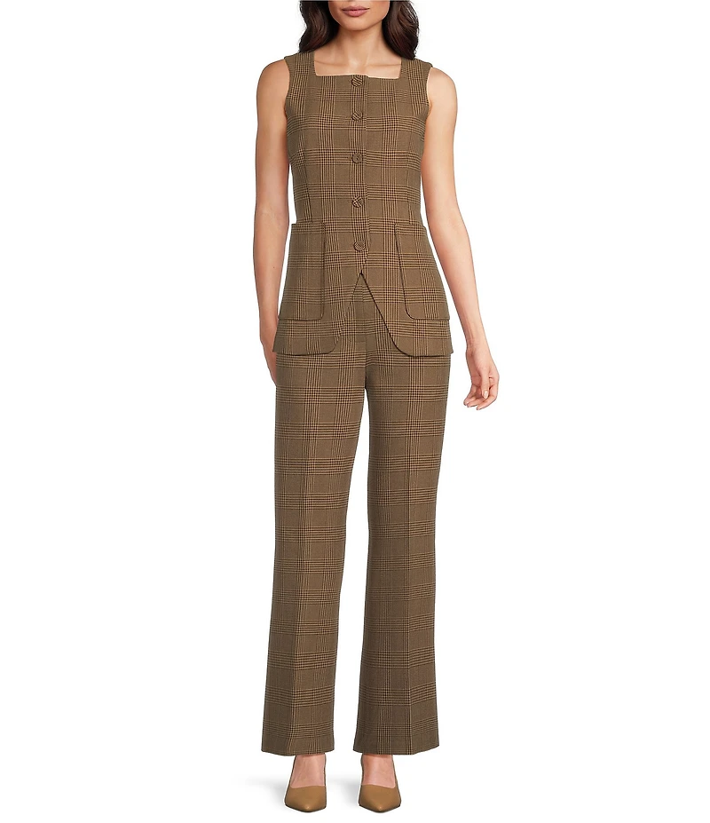 Alex Marie Suzie Anywhere, Everywhere Coordinating Tailored Plaid Pants