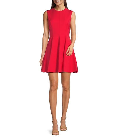 Alex Marie Toby Anywhere, Everywhere Sleeveless Above Knee Stretch Twill Dress