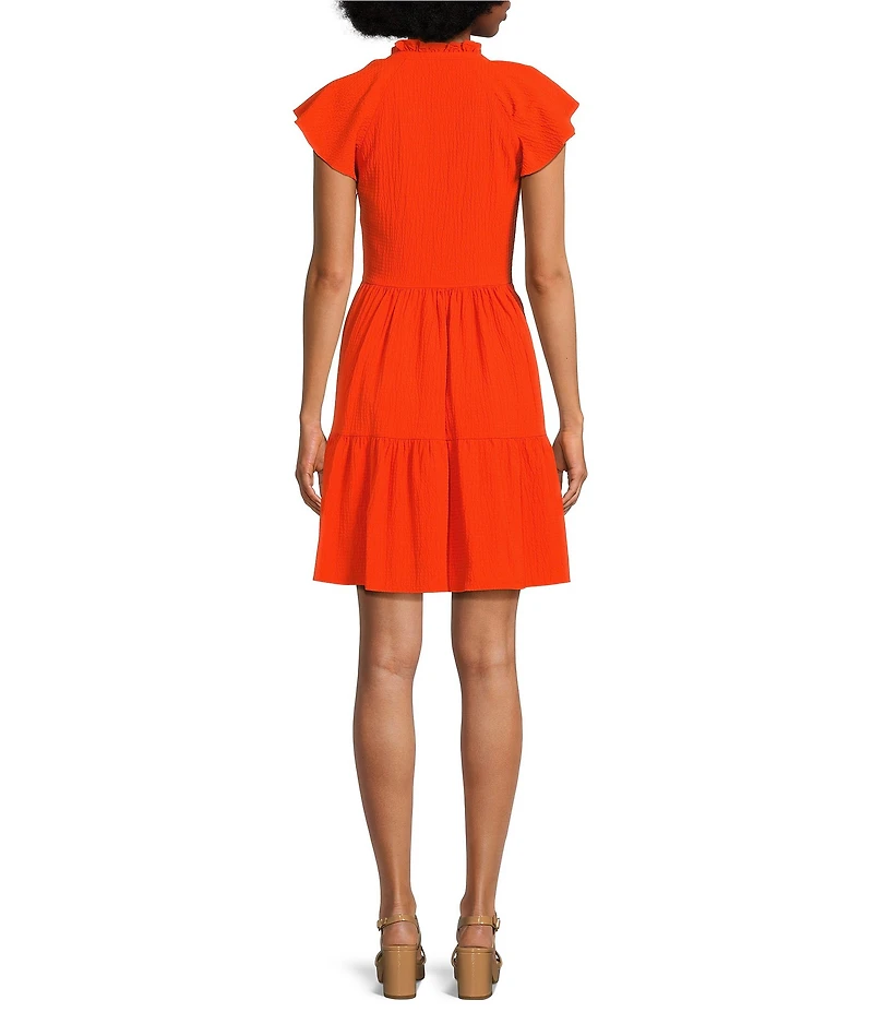 Alex Marie Vanya V-Neck Short Sleeve Dress