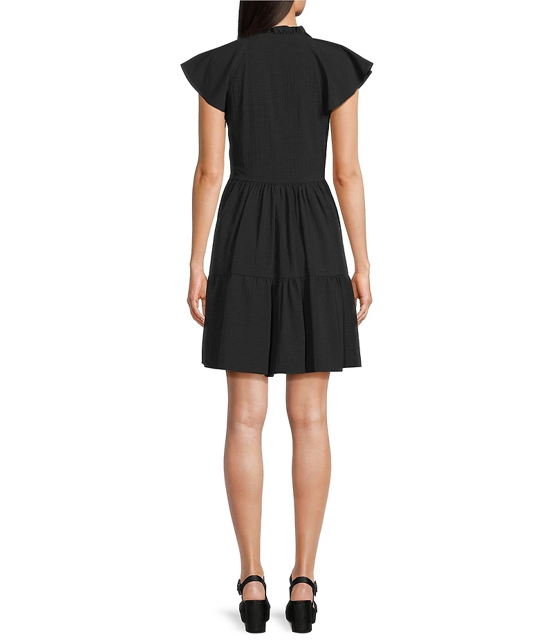 Alex Marie Vanya V-Neck Short Sleeve Dress