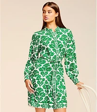 Alex Marie Wren Long Sleeve Button Front Dress