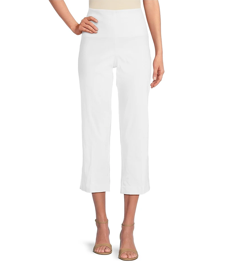 Ali Miles Flat Front Stretch Ponte Pants
