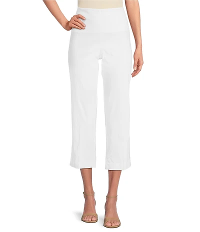 Ali Miles Flat Front Stretch Ponte Pants