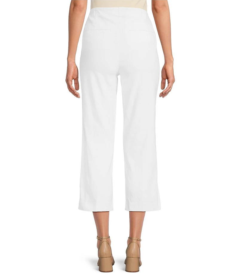 Ali Miles Flat Front Stretch Ponte Pants