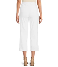 Ali Miles Flat Front Stretch Ponte Pants