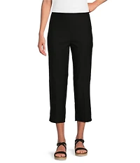 Ali Miles Flat Front Stretch Ponte Pants