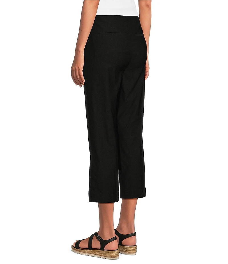 Ali Miles Flat Front Stretch Ponte Pants