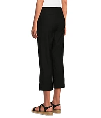 Ali Miles Flat Front Stretch Ponte Pants