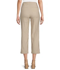 Ali Miles Flat Front Stretch Ponte Pants