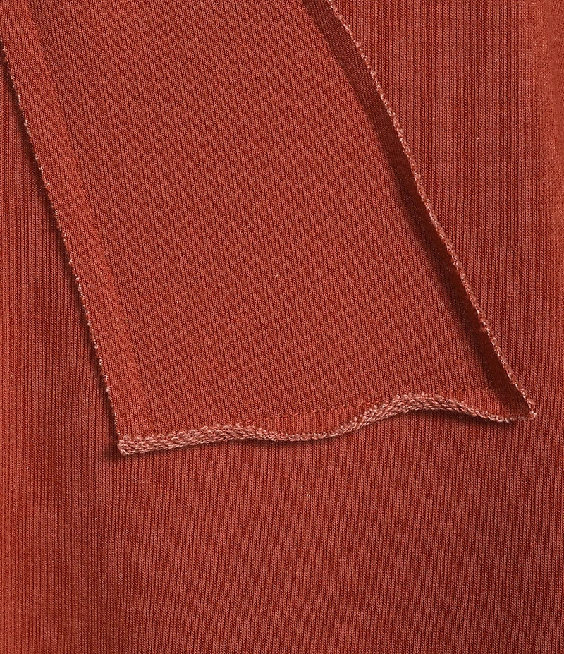 Ali Miles Knit Raw Edge Bow Detail Crew Neck Dolman Long Sleeve Top