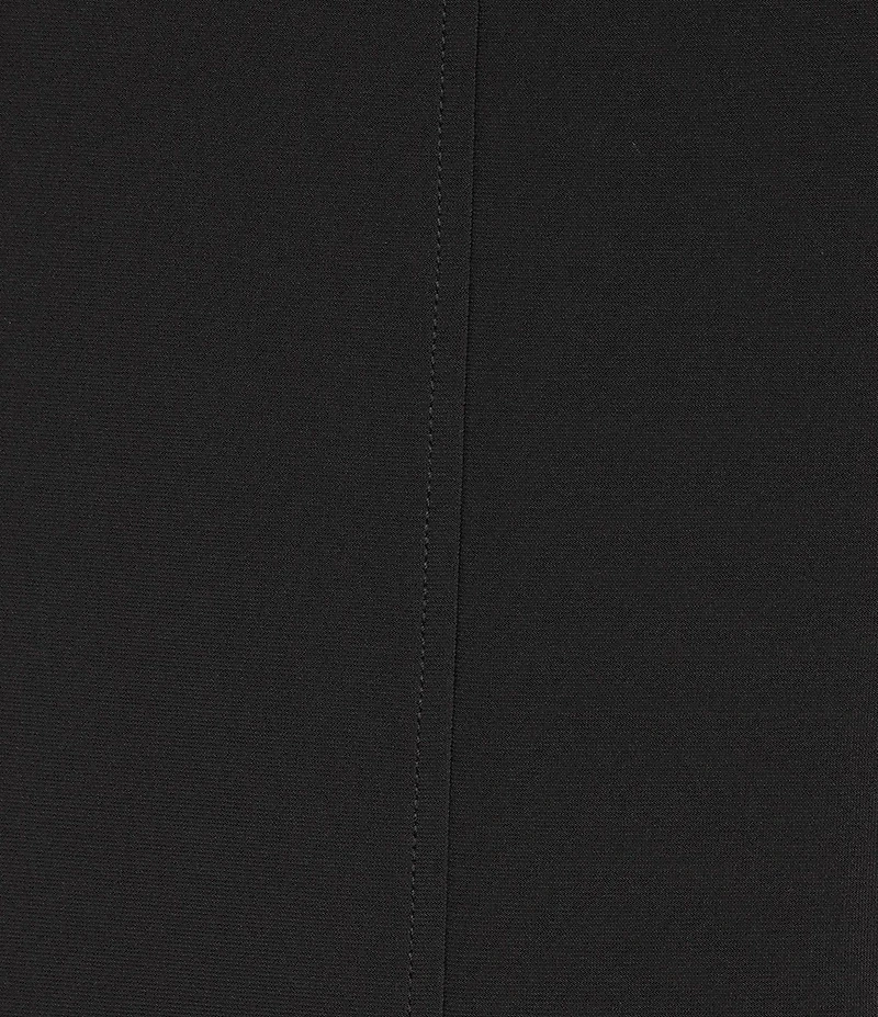 Ali Miles Knit Stand Collar 3/4 Sleeve Fringe Cuff Pullover Tunic