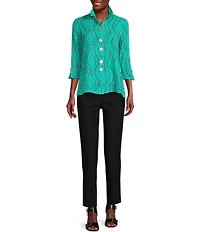 Ali Miles Petite Size Basic Pull On Skinny Ankle Pants