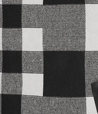 Ali Miles Plaid Knit Funnel Neck Dolman Sleeve Sweater