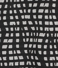 Ali Miles Plus Size Abstract Dotted Mock Neck Elbow Sleeve Zip-Front Tunic