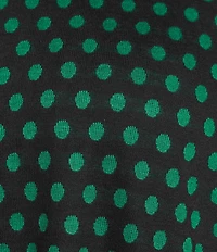 Ali Miles Plus Size Abstract Dotted Mock Neck Elbow Sleeve Zip-Front Tunic