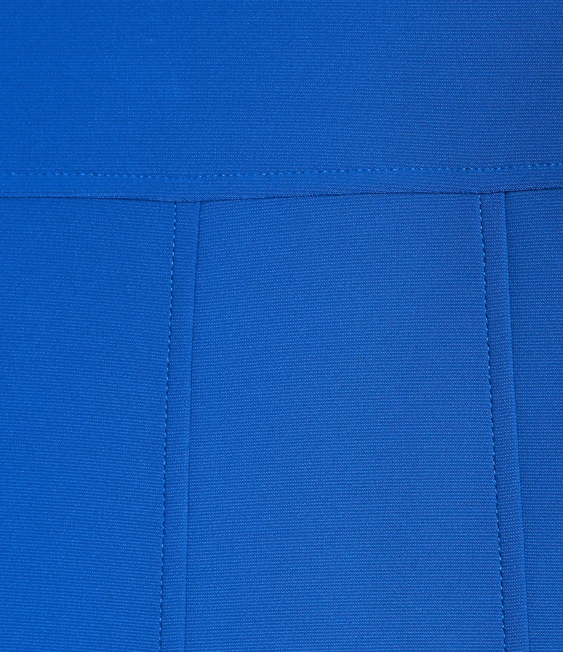 Ali Miles Plus Size Stand Collar 3/4 Sleeve Hi-Low Hem Button-Front Jacket