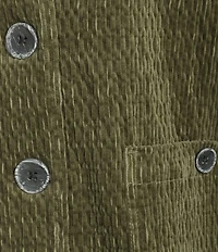 Ali Miles Point Collar Long Sleeve Button Front Jacket