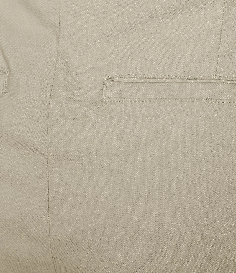 Ali Miles Solid Woven Skinny Leg No Waist Pull-On Ankle Pants