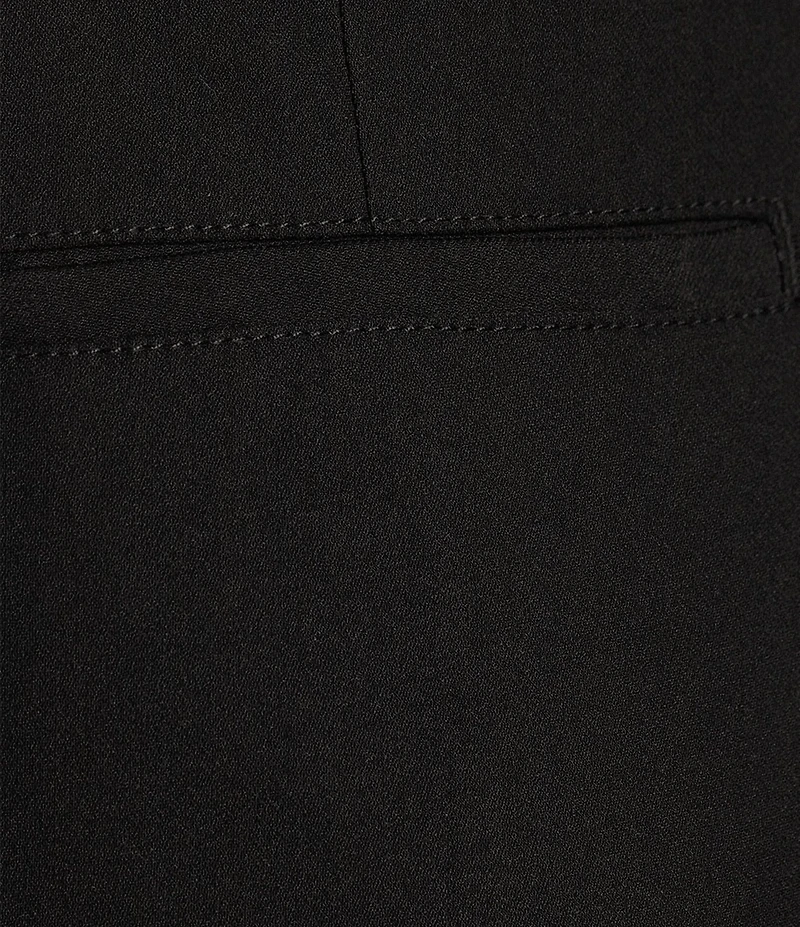 Ali Miles Solid Woven Skinny Leg No Waist Pull-On Ankle Pants