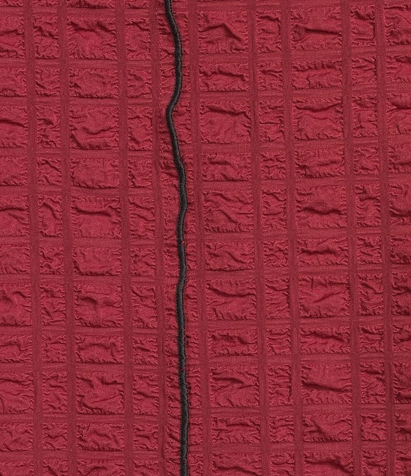 Ali Miles Textured Woven Scoop Neck 3/4 Sleeve Tunic