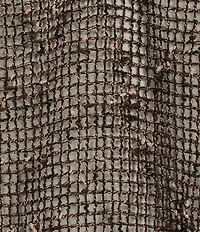 Ali Miles Woven Mesh 3/4 Sleeve High Low Open Front Jacket