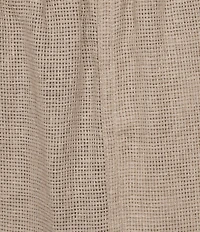 Ali Miles Woven Texture Wide Leg Tulip Hem Cropped Pants