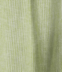 Ali Miles Woven Coordinating Yarn-Dye Stripe Round Neck 3/4 Cuffed Sleeve Button Front Placket Top