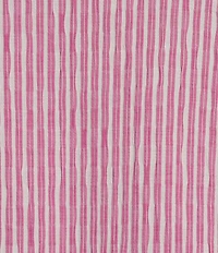 Ali Miles Yarn-Dye Striped Wire Neck 3/4 Sleeve Hi-Low Hem Button Front Tunic