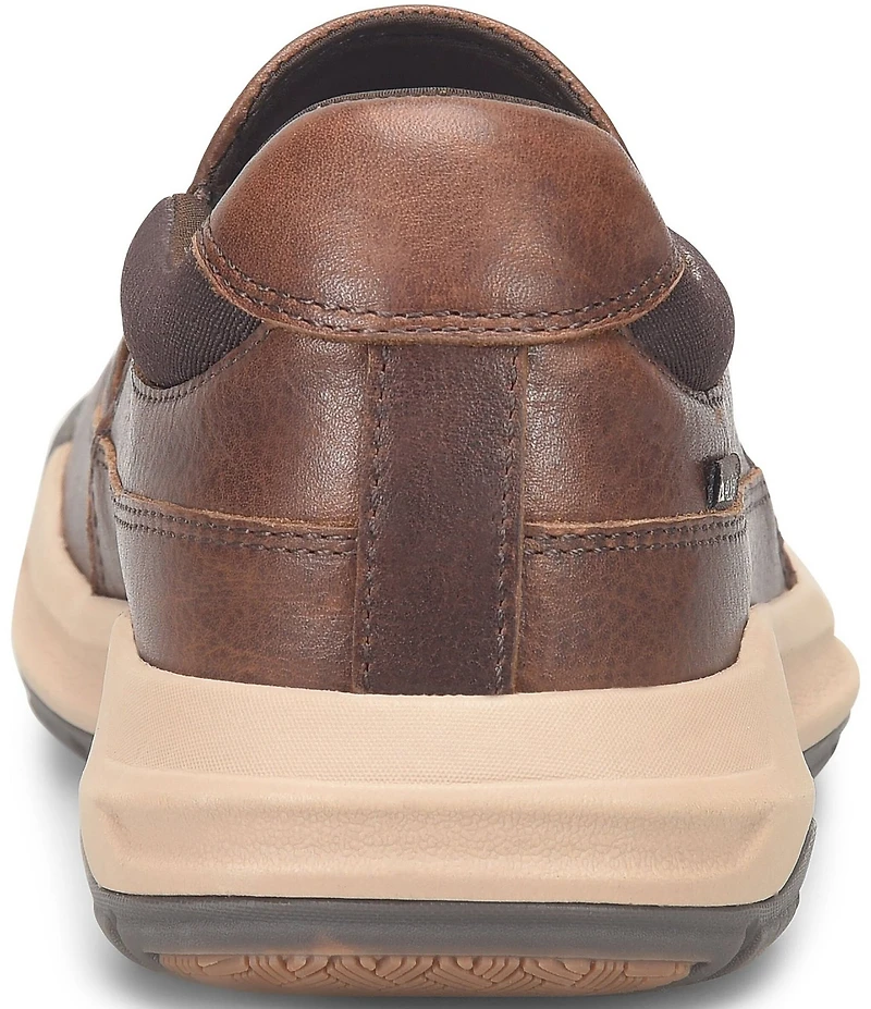ALIGN Men's Elliott Water Resistant Leather Slip On Sneakers